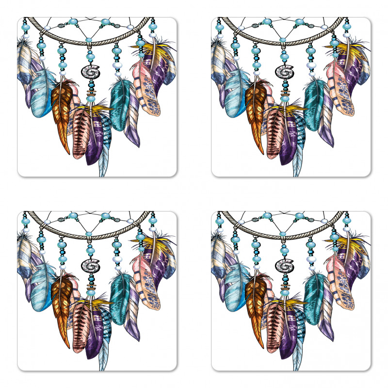 Ornate Dreamcatcher Coaster Set Of Four