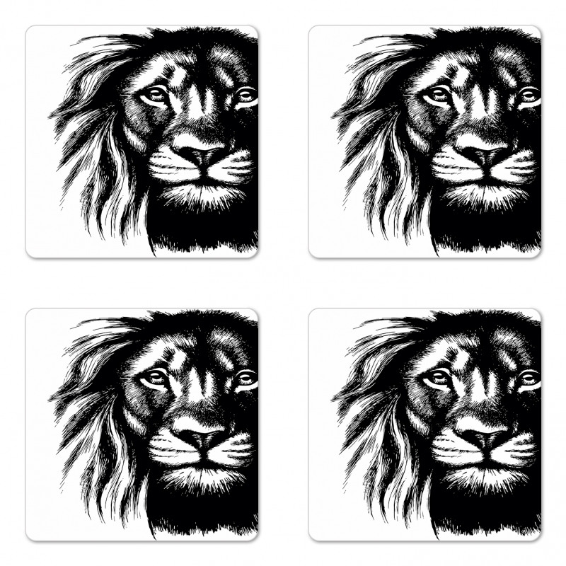 Wild Safari Life Coaster Set Of Four