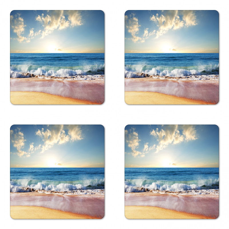 Summer Day Coast and Sea Coaster Set Of Four