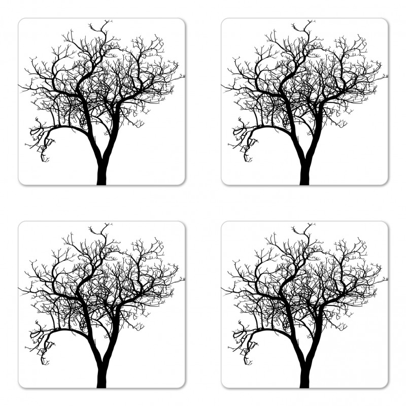 Barren Branch Fall Coaster Set Of Four