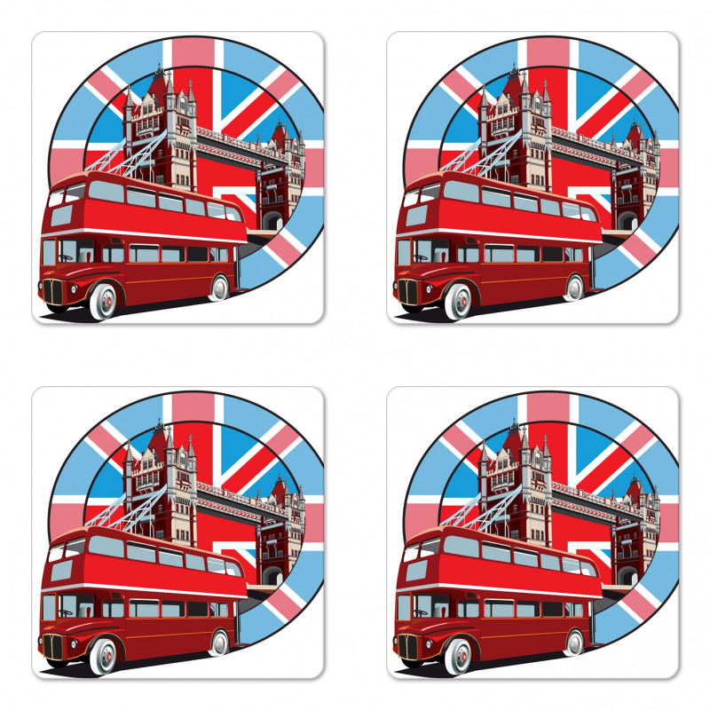 British Metropol City Coaster Set Of Four