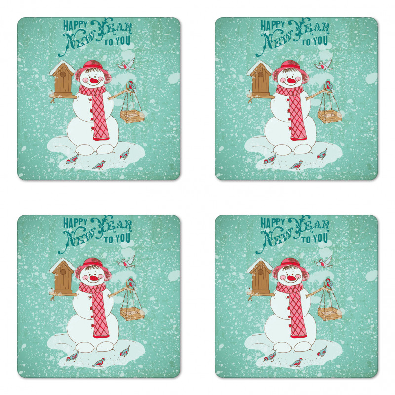 Happy New Year Coaster Set Of Four