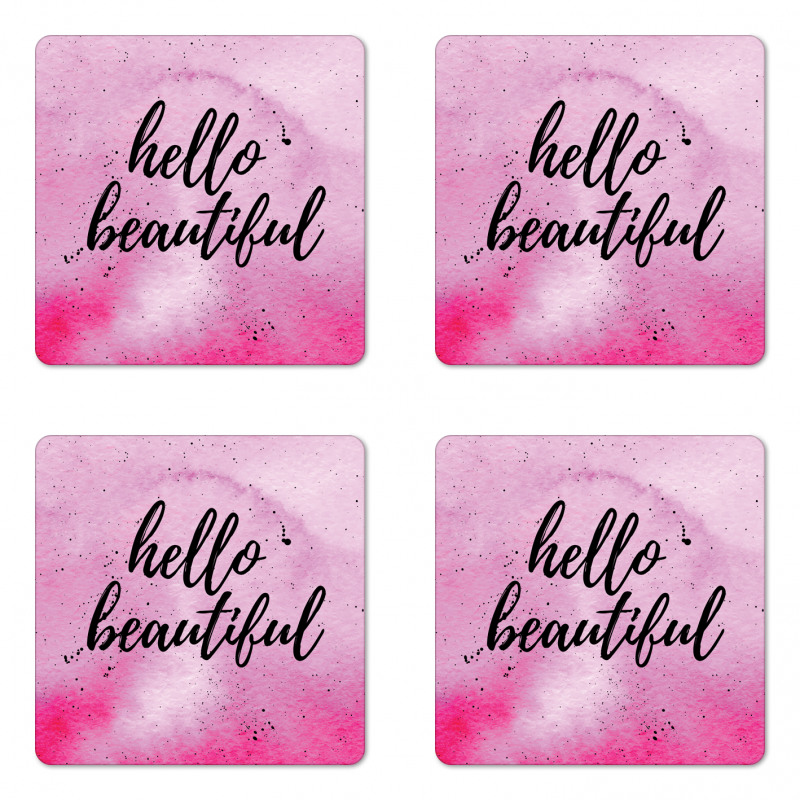 Feminine Romantic Coaster Set Of Four