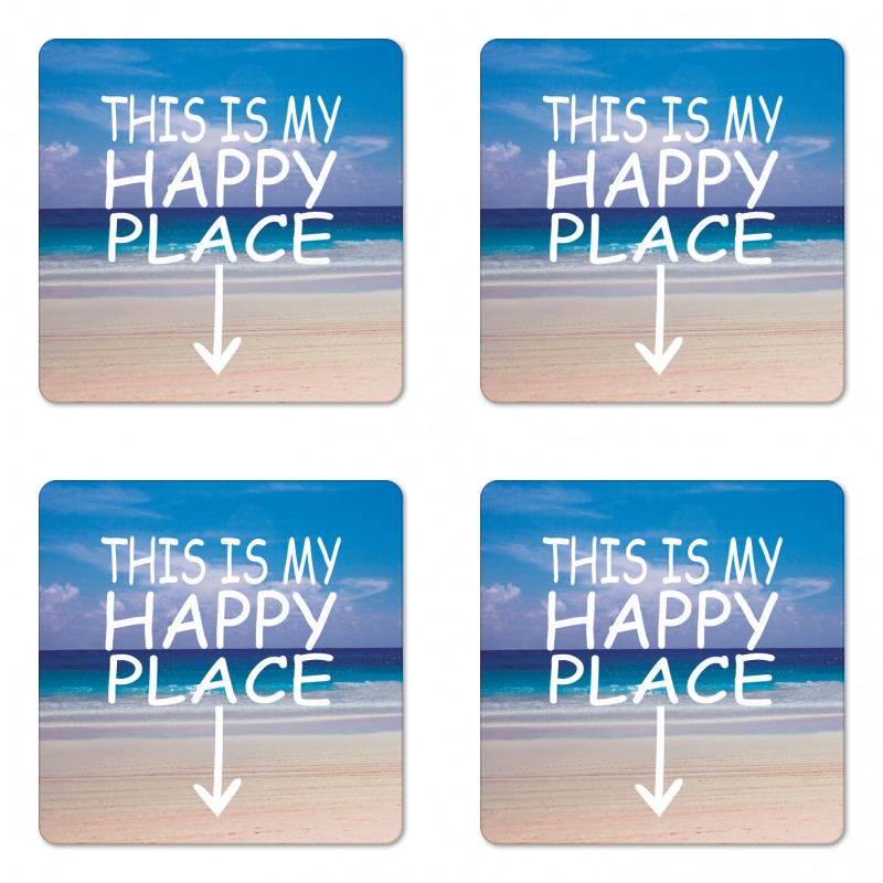 This is My Happy Place Coaster Set Of Four