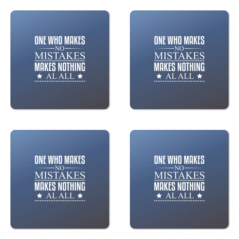 Value of Mistakes Coaster Set Of Four