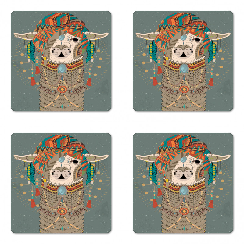Clothing Alpaca Coaster Set Of Four