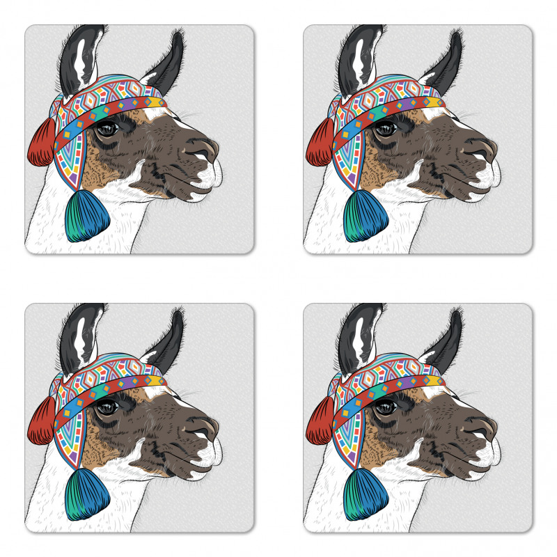 Abstract Pattern Coaster Set Of Four