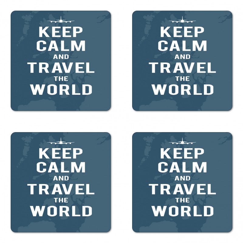 Travel the World UK Coaster Set Of Four