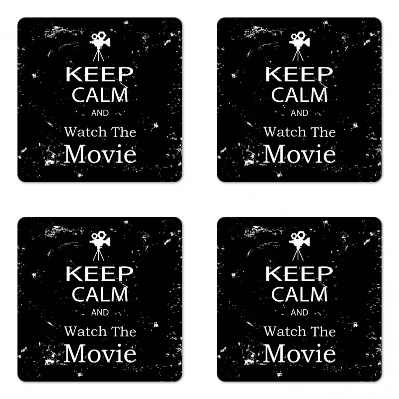 Watch Movie Grunge Coaster Set Of Four