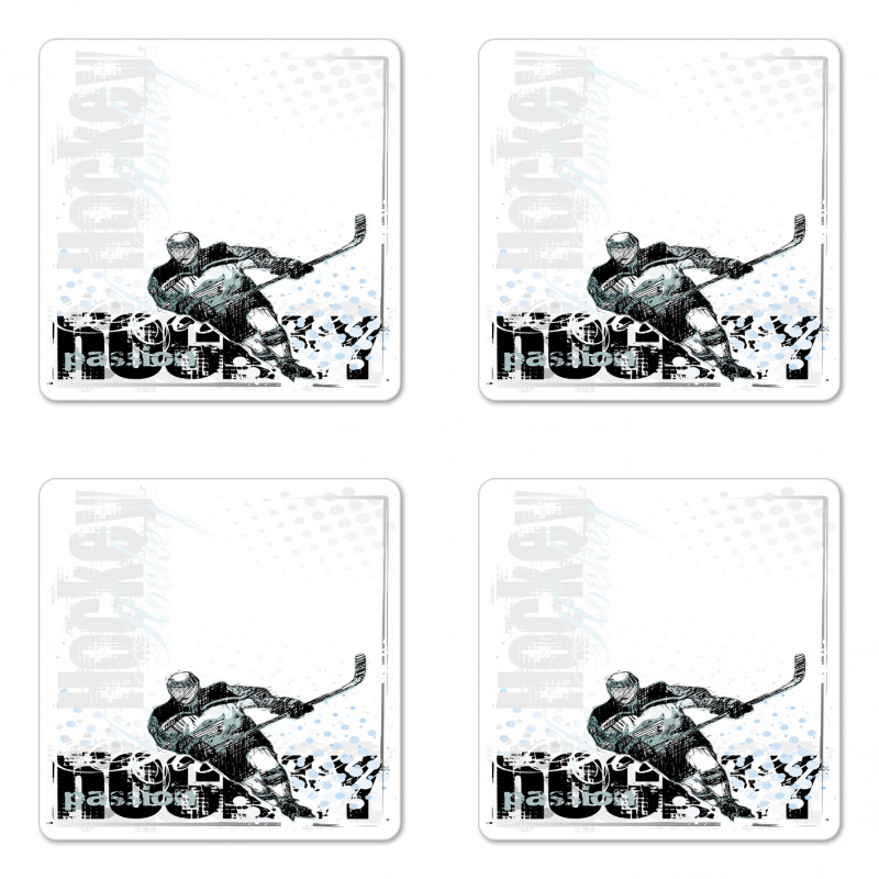 Professional Goaltender Coaster Set Of Four