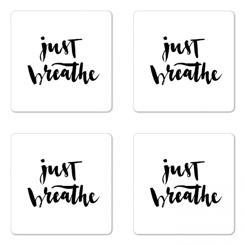 Modern Lettering Coaster Set Of Four