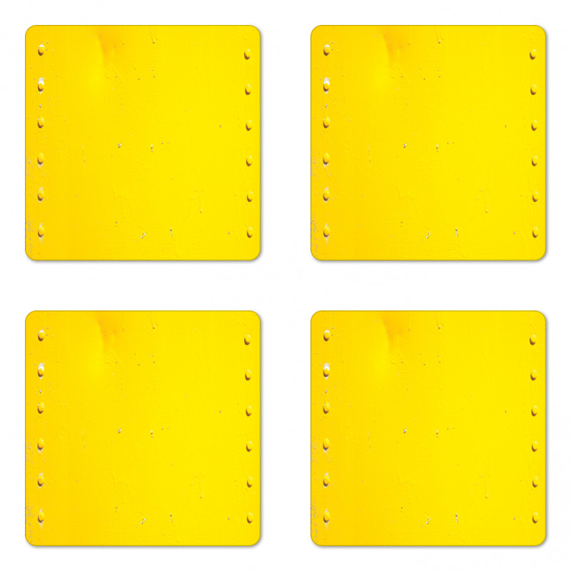 Industrial Plate Photo Coaster Set Of Four