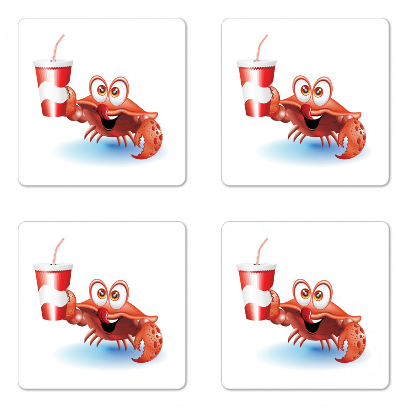 Thirsty Marine Animal Coaster Set Of Four