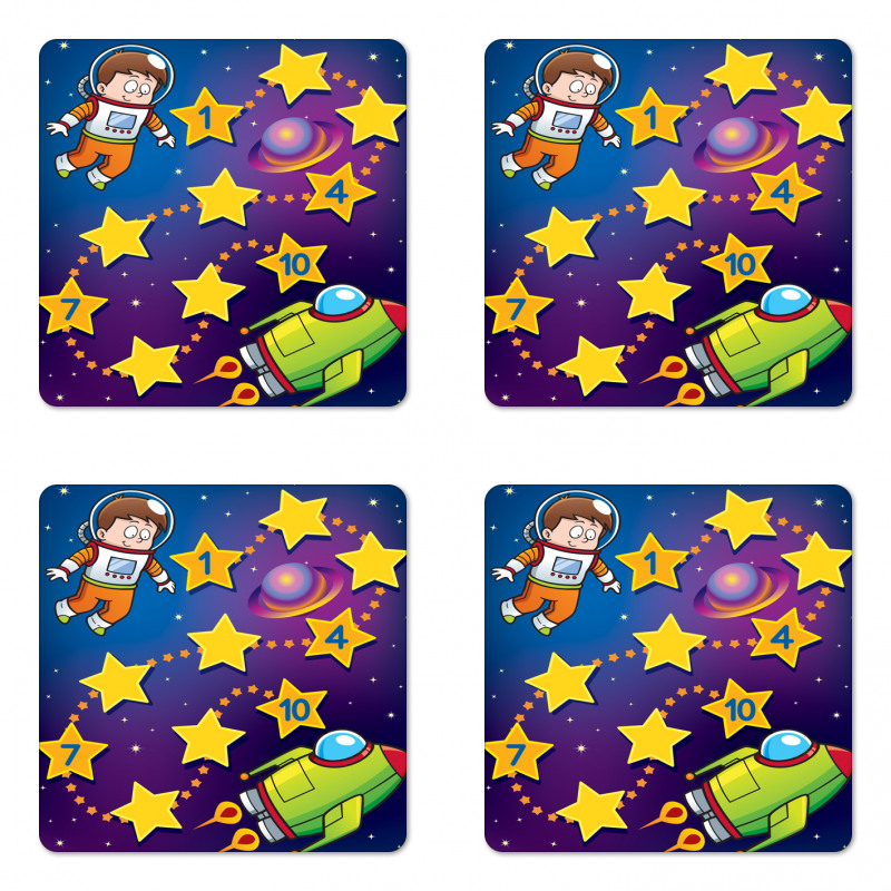 Space Astronaut Coaster Set Of Four