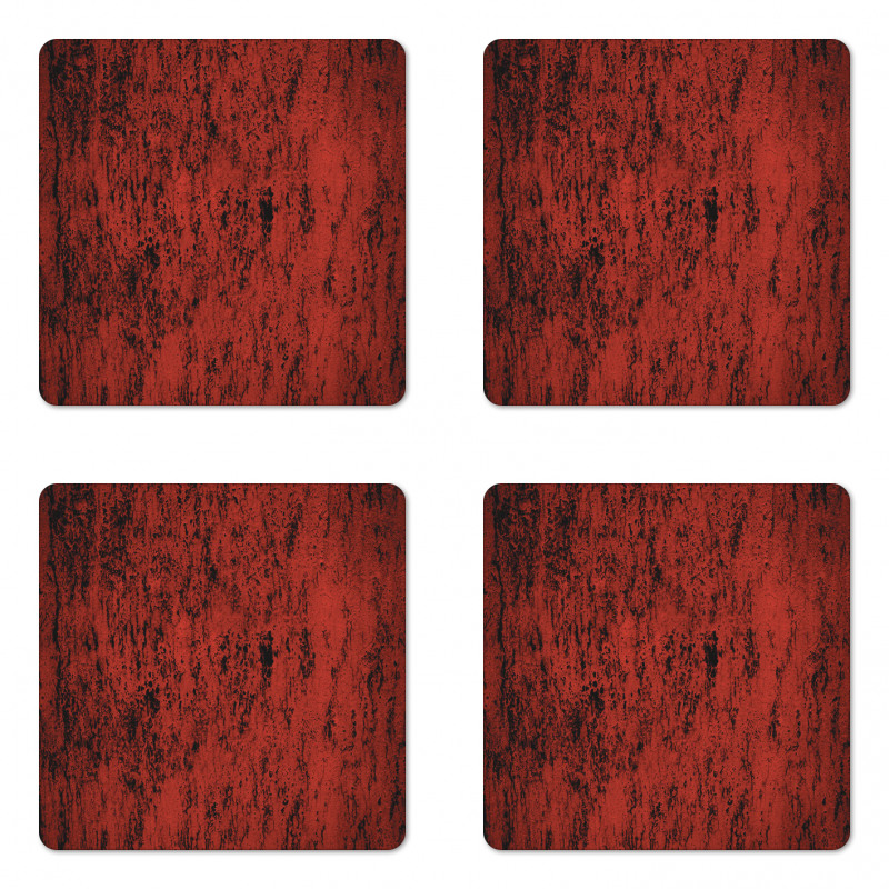 Grungy Abstract Coaster Set Of Four