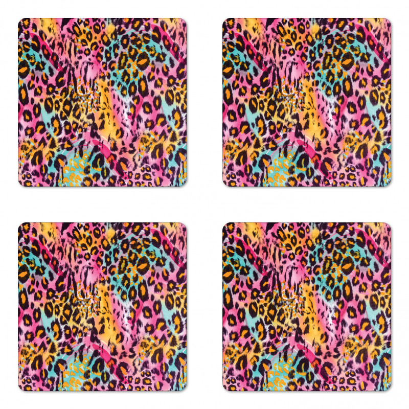 Mottled Camo Coaster Set Of Four