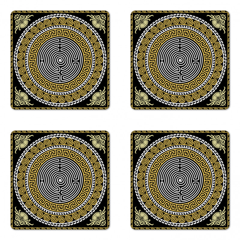 Classical Intricate Coaster Set Of Four