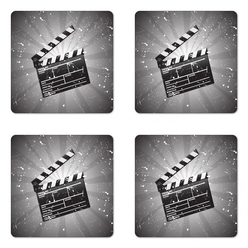 Clapper Board Coaster Set Of Four