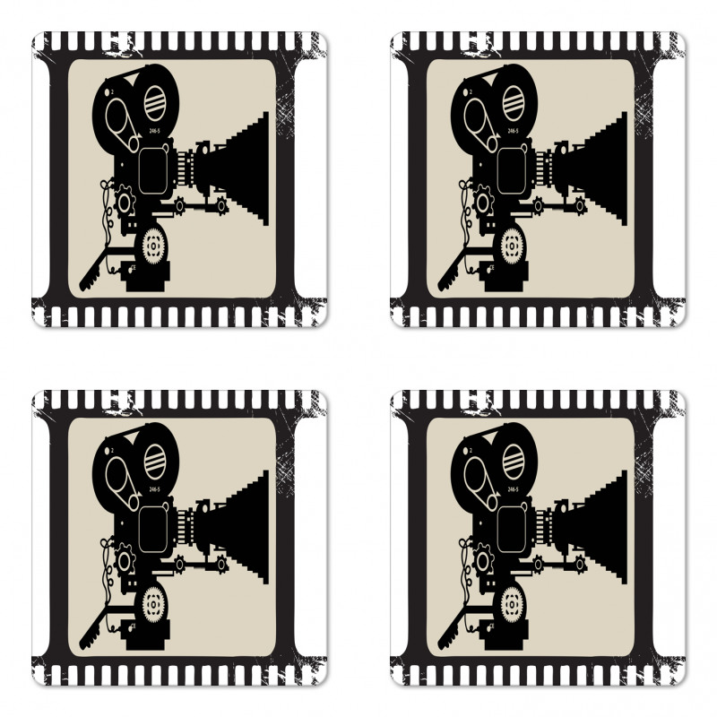 Film Frame Deisgn Coaster Set Of Four