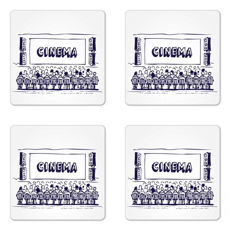 Audience Cinema Coaster Set Of Four