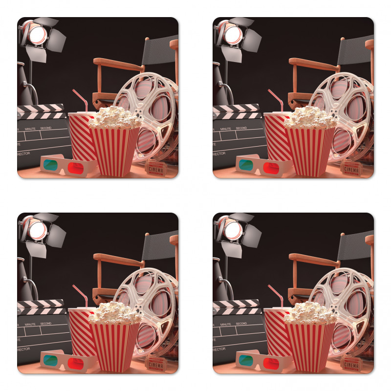 Film Industry Coaster Set Of Four