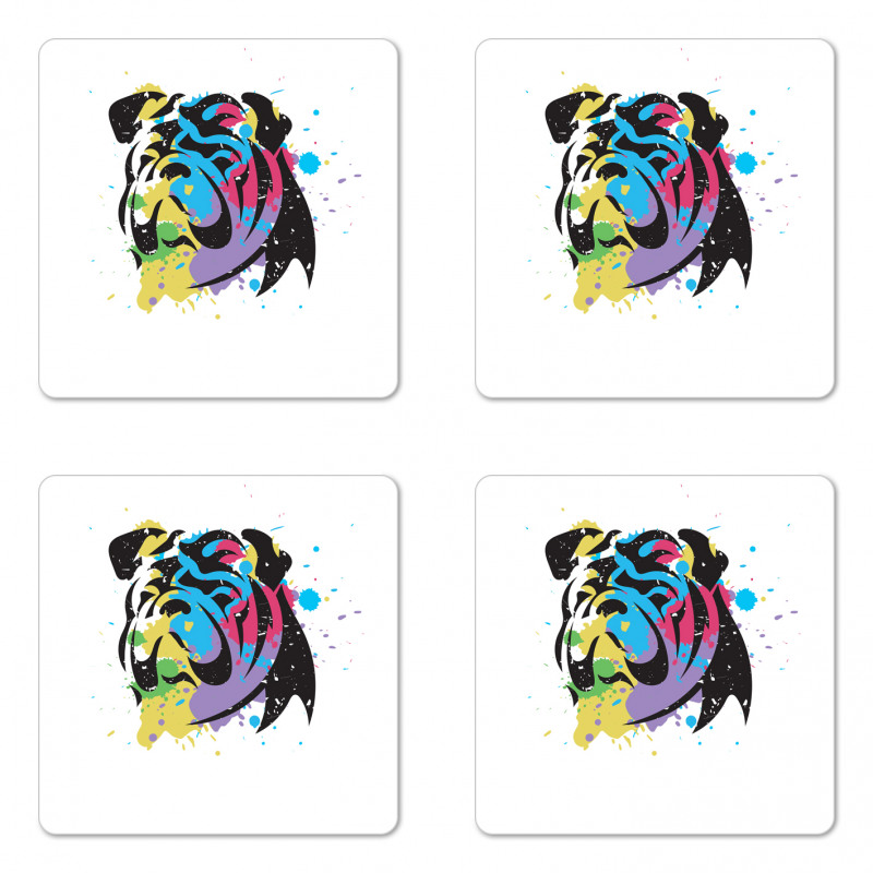 Dog Portrait Coaster Set Of Four