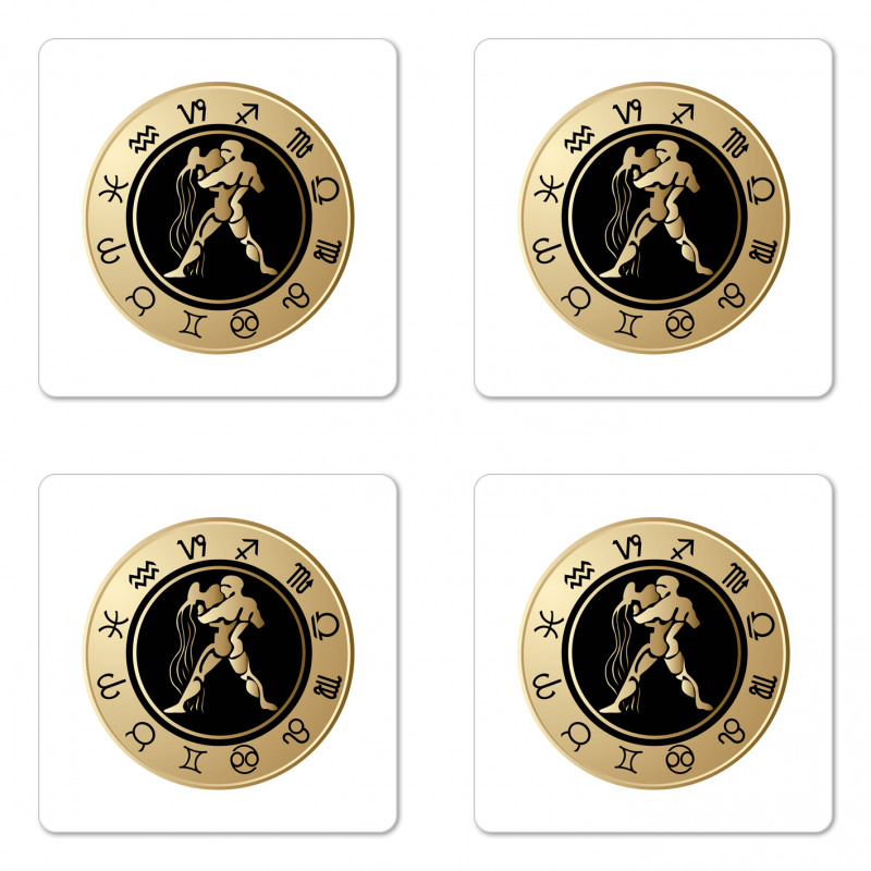 Horoscope Signs Coaster Set Of Four