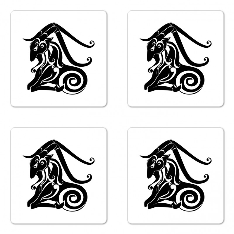 Animal Design Coaster Set Of Four