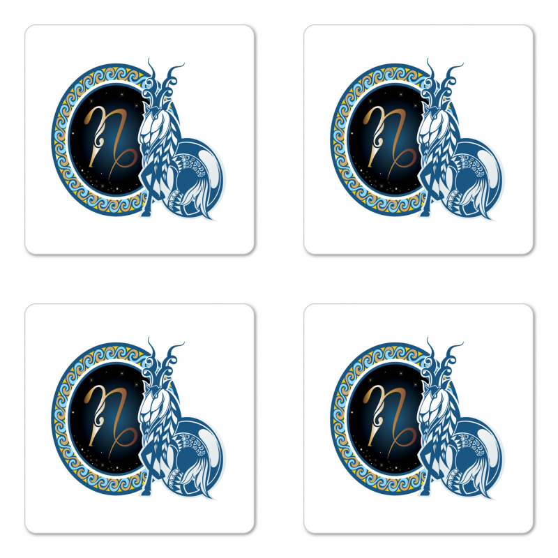 Abstract Sign Coaster Set Of Four