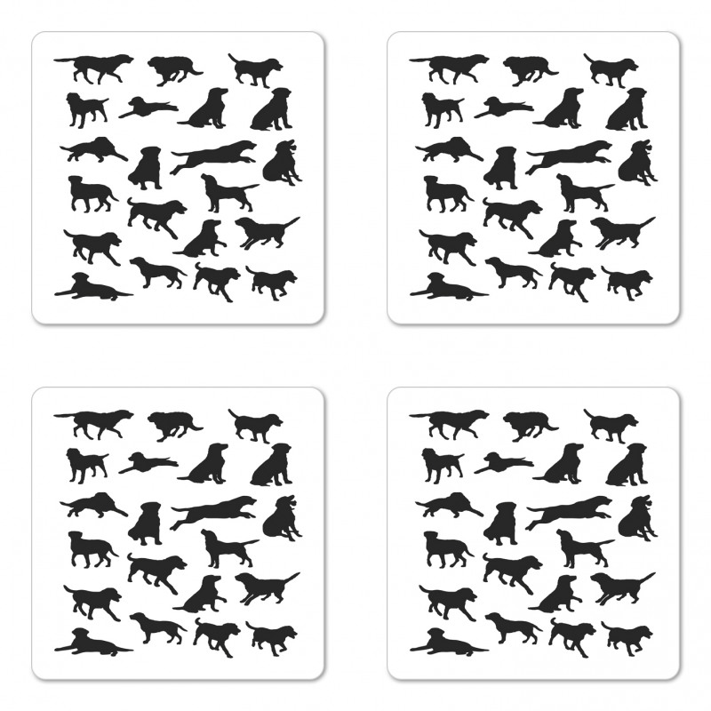 Various Positions Coaster Set Of Four