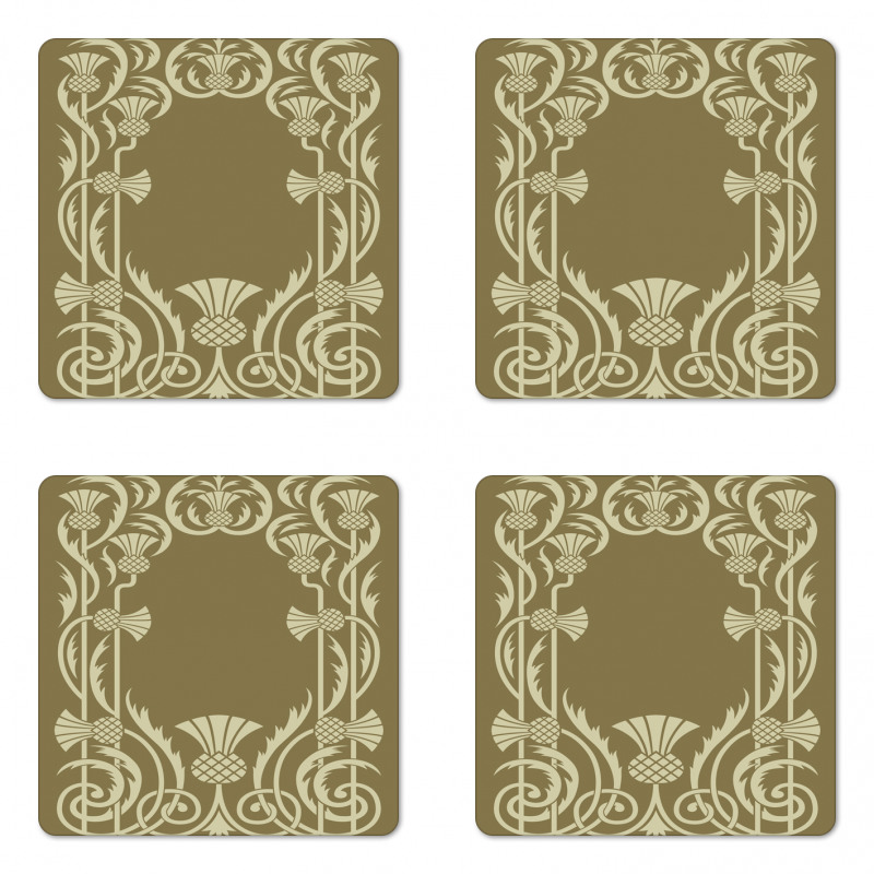 Pineapple Border Coaster Set Of Four