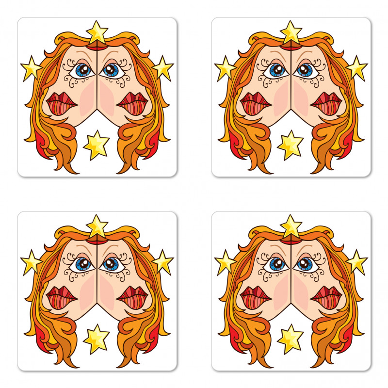 Twins of Zodiac Coaster Set Of Four