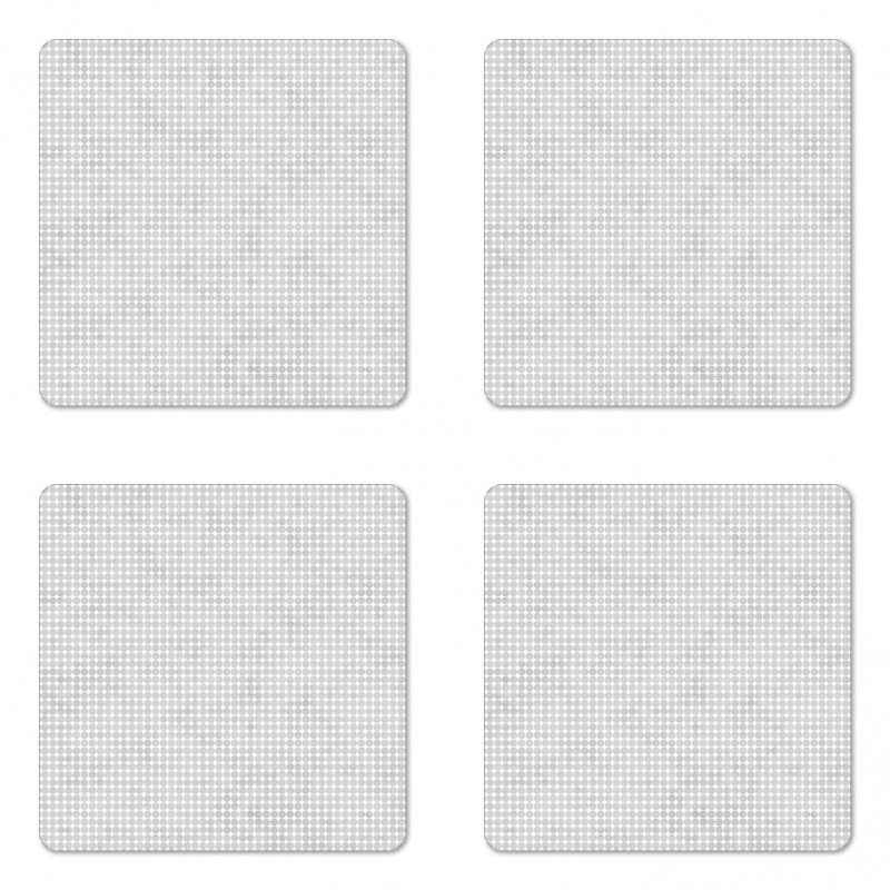 Small Polka Dots Pattern Coaster Set Of Four