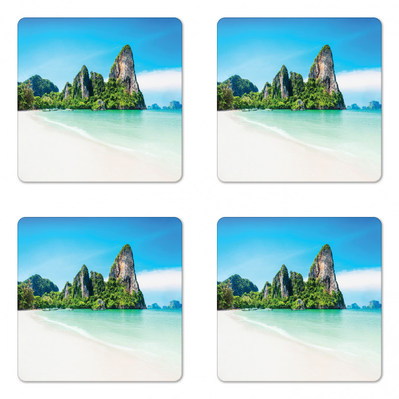 Beach Limestone Rocks Coaster Set Of Four