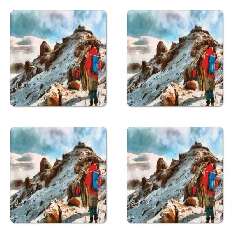 Trekkers Kilimanjaro Coaster Set Of Four