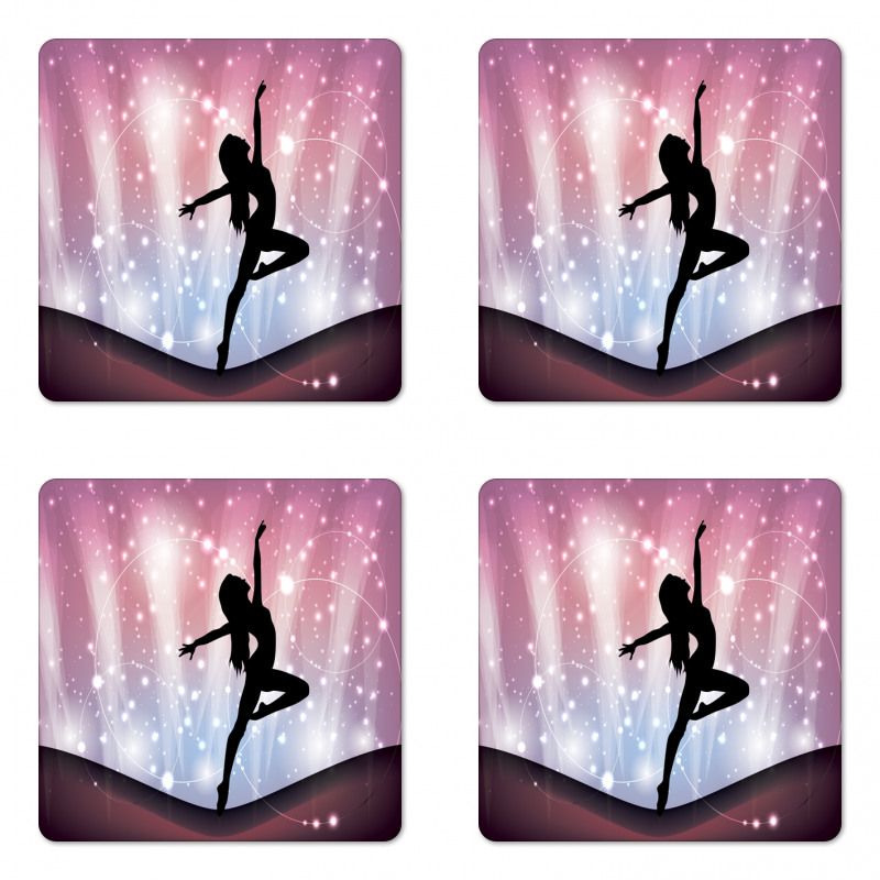 Magic Dance Fine Arts Coaster Set Of Four