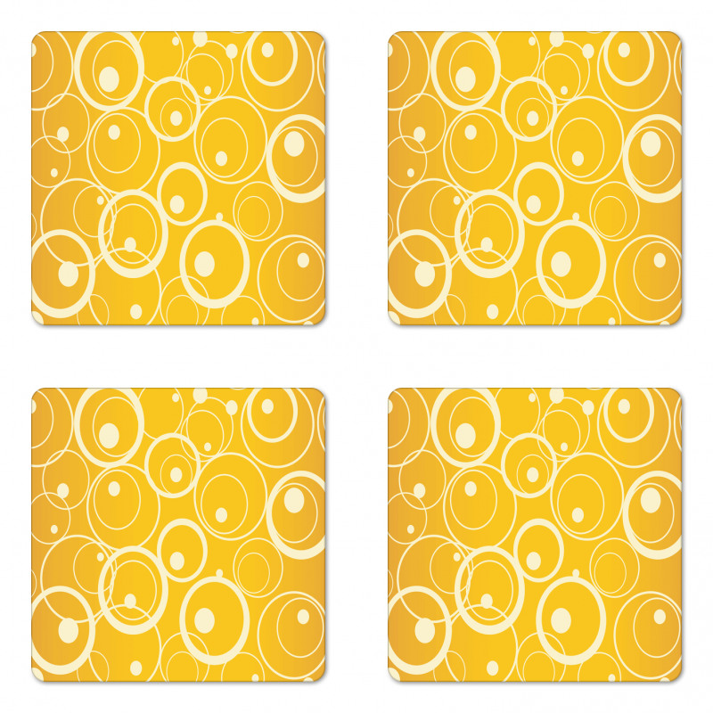 Circles and Dots Coaster Set Of Four