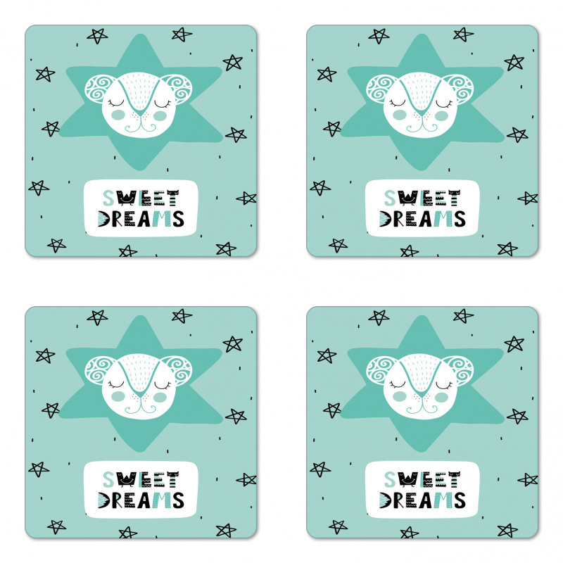 Mouse Stars Nordic Coaster Set Of Four