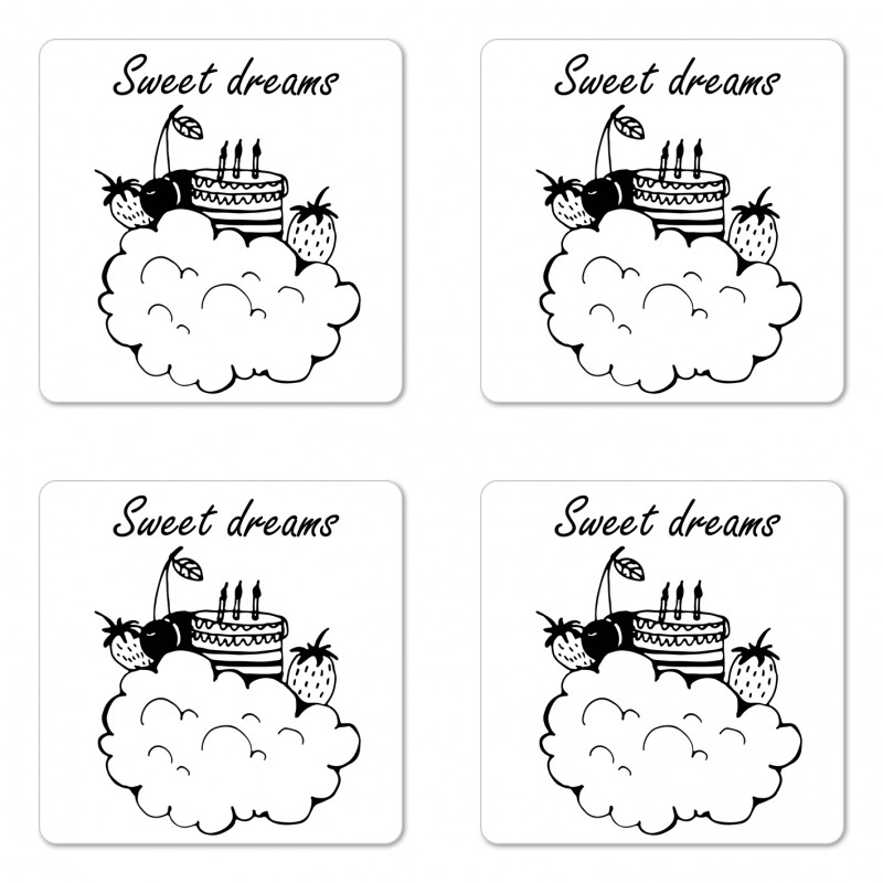 Birthday Theme Coaster Set Of Four