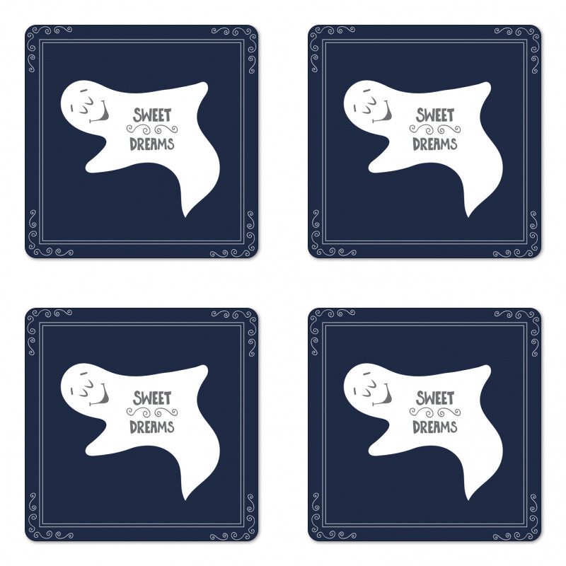 Sleeping Ghost Coaster Set Of Four