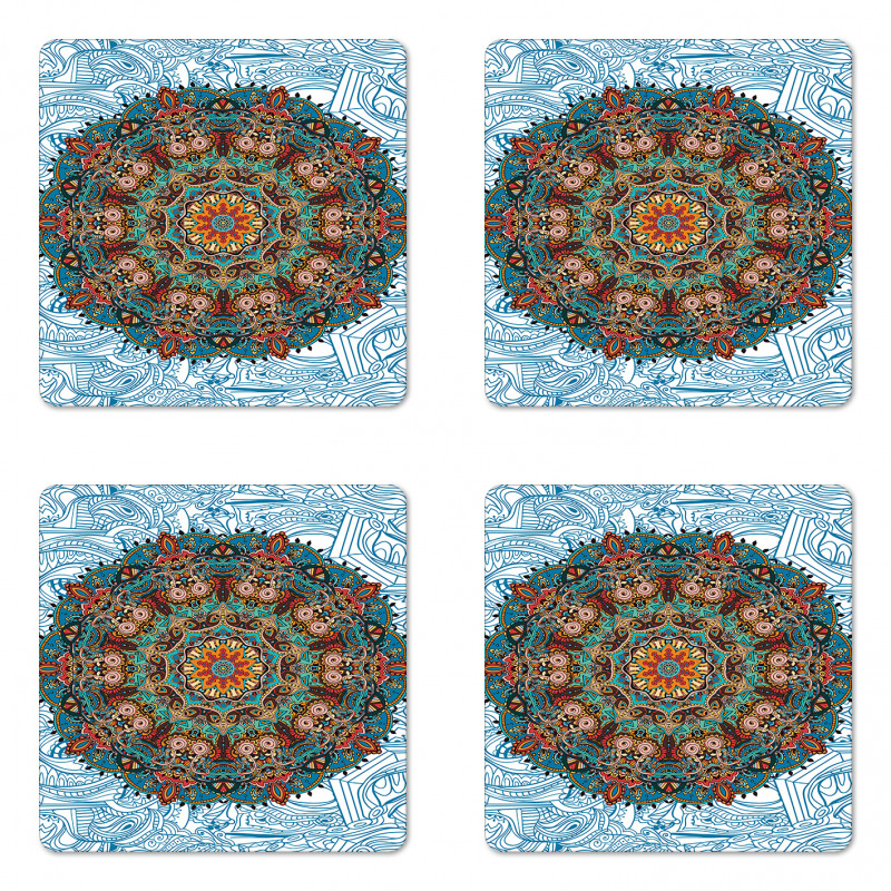 Oriental Ornament Coaster Set Of Four