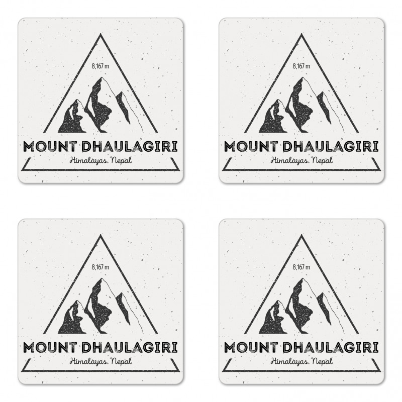 Dhaulagiri in Himalayas Coaster Set Of Four