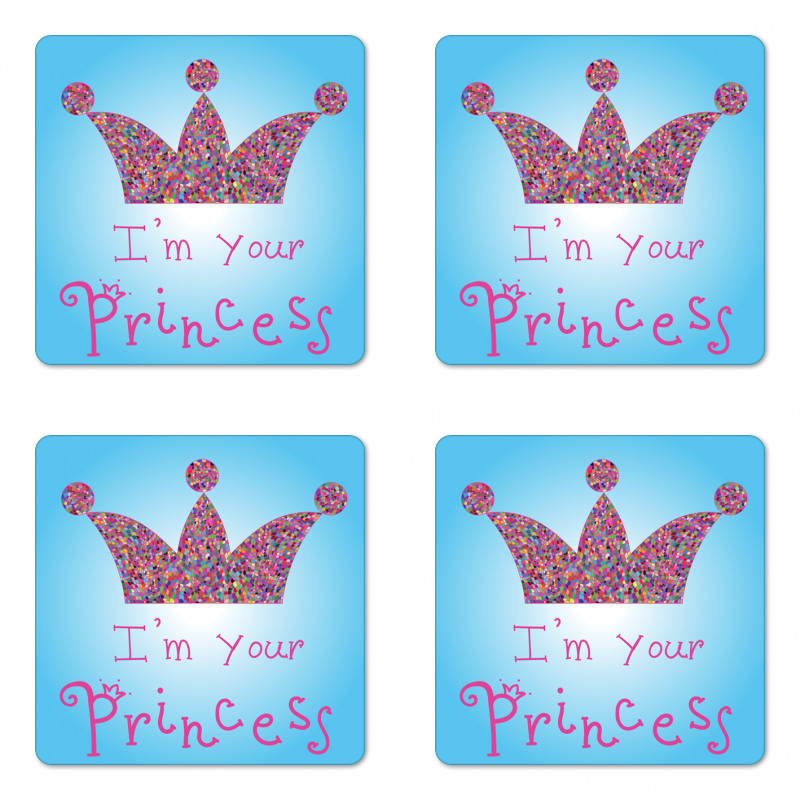 Mosaic Crown Tiara Coaster Set Of Four