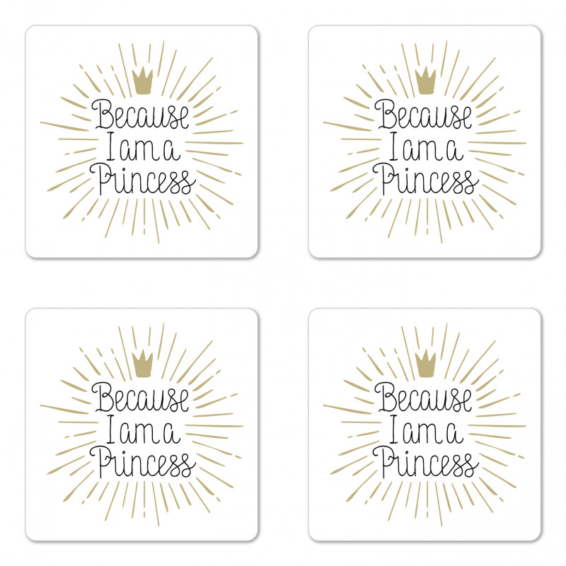 Calligraphy Art Coaster Set Of Four