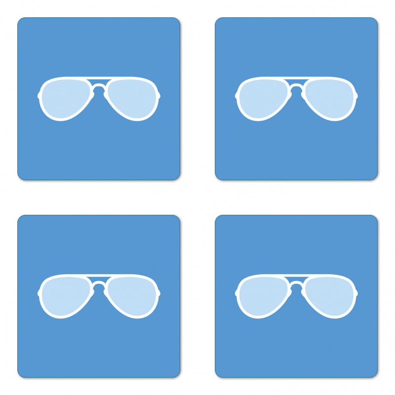 Aviator Sunglass Coaster Set Of Four