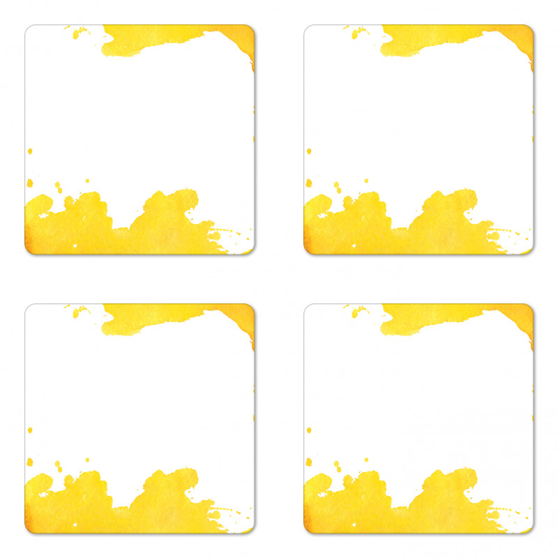 Watercolor Stain Coaster Set Of Four