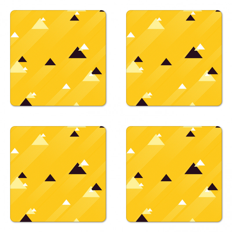 Triangles Retro Coaster Set Of Four