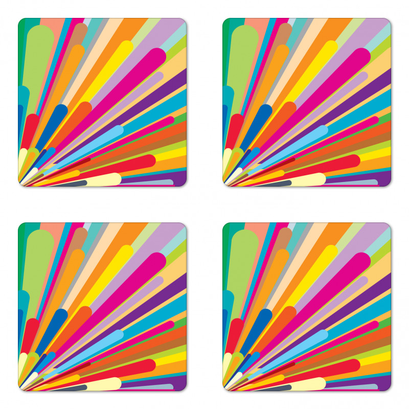 Burst of Lines Coaster Set Of Four