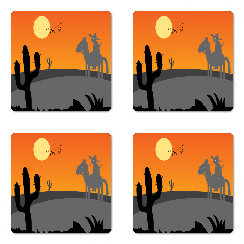 Hot Mexico Desert Coaster Set Of Four