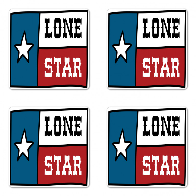 State Flag Design Coaster Set Of Four